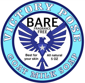 Bare Goat Milk Soap, Fragrance Free