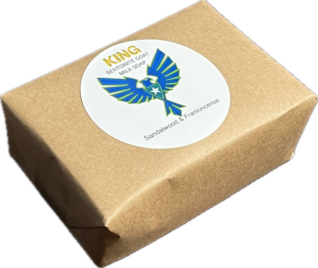King 6.7oz Bentonite Goat Milk Soap